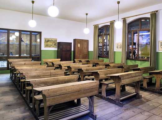 Klassenzimmer im Schulmuseum | Fotoaufnahme von Rudi Ott