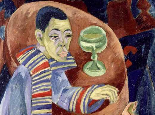 Ernst Ludwig Kirchner, Der Trinker (Selbstbildnis), 1914 | Fotoaufnahme von Monika Runge Ernst Ludwig Kirchner, Der Trinker (Selbstbildnis), 1914 | Fotoaufnahme von Monika Runge