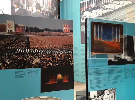 Blick in die Interimsausstellung, Dokumentationszentrum Reichsparteitage Blick in die Interimsausstellung, Dokumentationszentrum Reichsparteitage