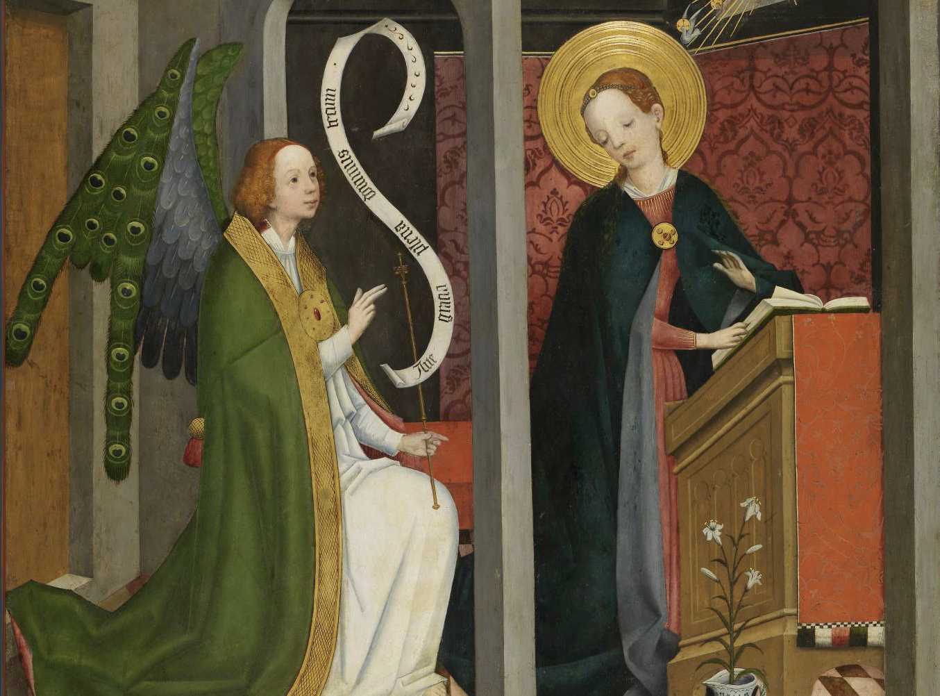 Verkündigung an Maria, um 1450/60 | Fotoaufnahme von Georg Janßen