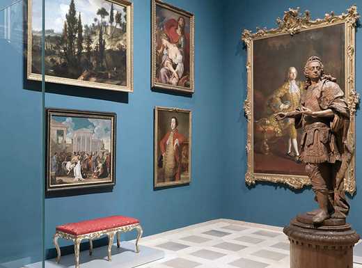Blick in die Ausstellung „Renaissance – Barock – Aufklärung“ | Fotoaufnahme GNM 