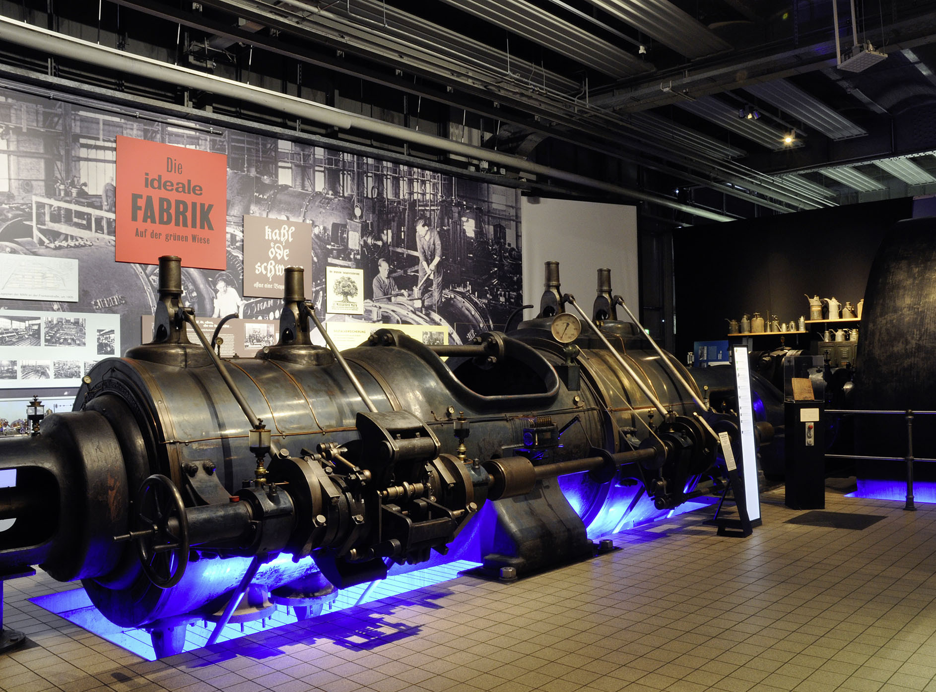 Dampfmaschine im Museum Industriekultur | Fotoaufnahme von Erika Moisan