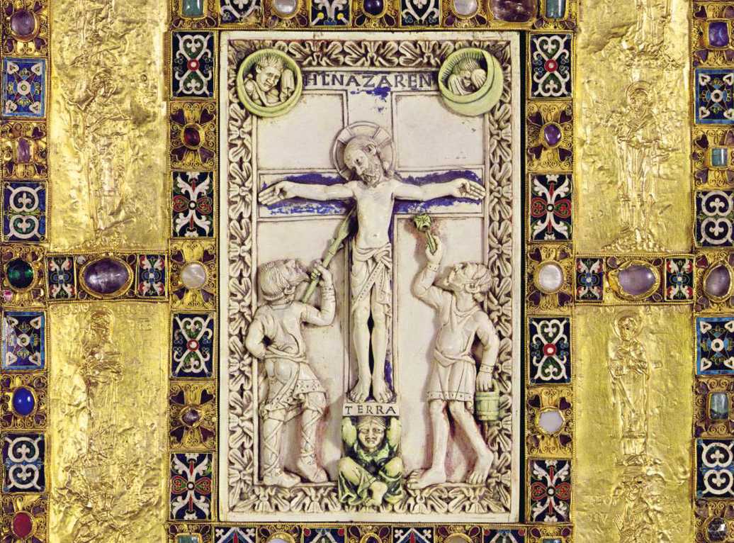 Buchdeckel des Echternacher Codex, um 1040 | Fotoaufnahme von Jürgen Musolf Buchdeckel des Echternacher Codex, um 1040 | Fotoaufnahme von Jürgen Musolf