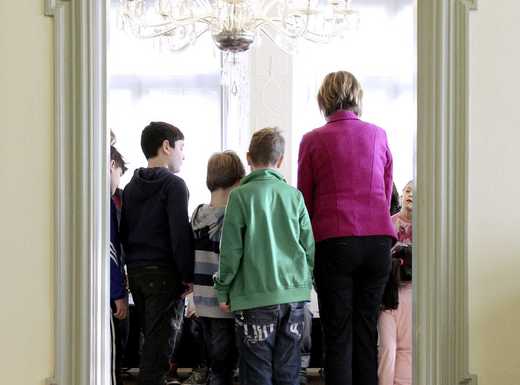 Kinder im Stadtmuseum im Fembo-Haus | Fotoaufnahme von Thomas Ruppenstein Kinder im Stadtmuseum im Fembo-Haus | Fotoaufnahme von Thomas Ruppenstein