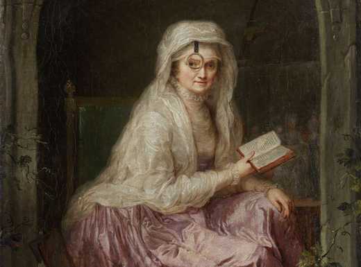 Anna Dorothea Therbusch, Selbstbildnis, 1782 | Fotoaufnahme von Dirk Meßberger