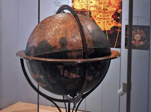 Behaim-Globus, 1492/94 und spätere Ergänzungen | Fotoaufnahme von Thomas Ruppenstein